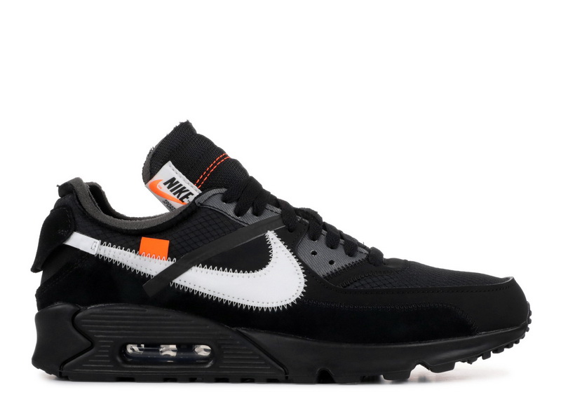 Authentic OFF-WHITE x Nike Air Max 90 black GS